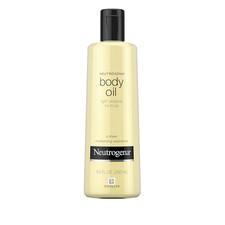 Neutrogena Body Oil Light Sesame Formula, 8.5 fl oz, Radiant Glow Moisturizer fo
