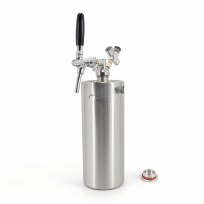 Keg-System tragbar Fassbier-Kegerator-Pumpe kompakt für Gartenparty,