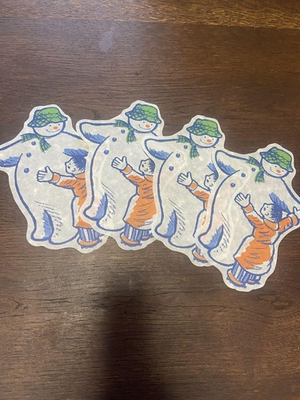 #ad The Snowman Raymond Briggs 4 Memo Paper Set Collector Goods Vintage Rare $37.60