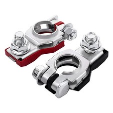 Battery Terminal Connector, Top Post Battery Cable Terminal Clamp Set, Positi...