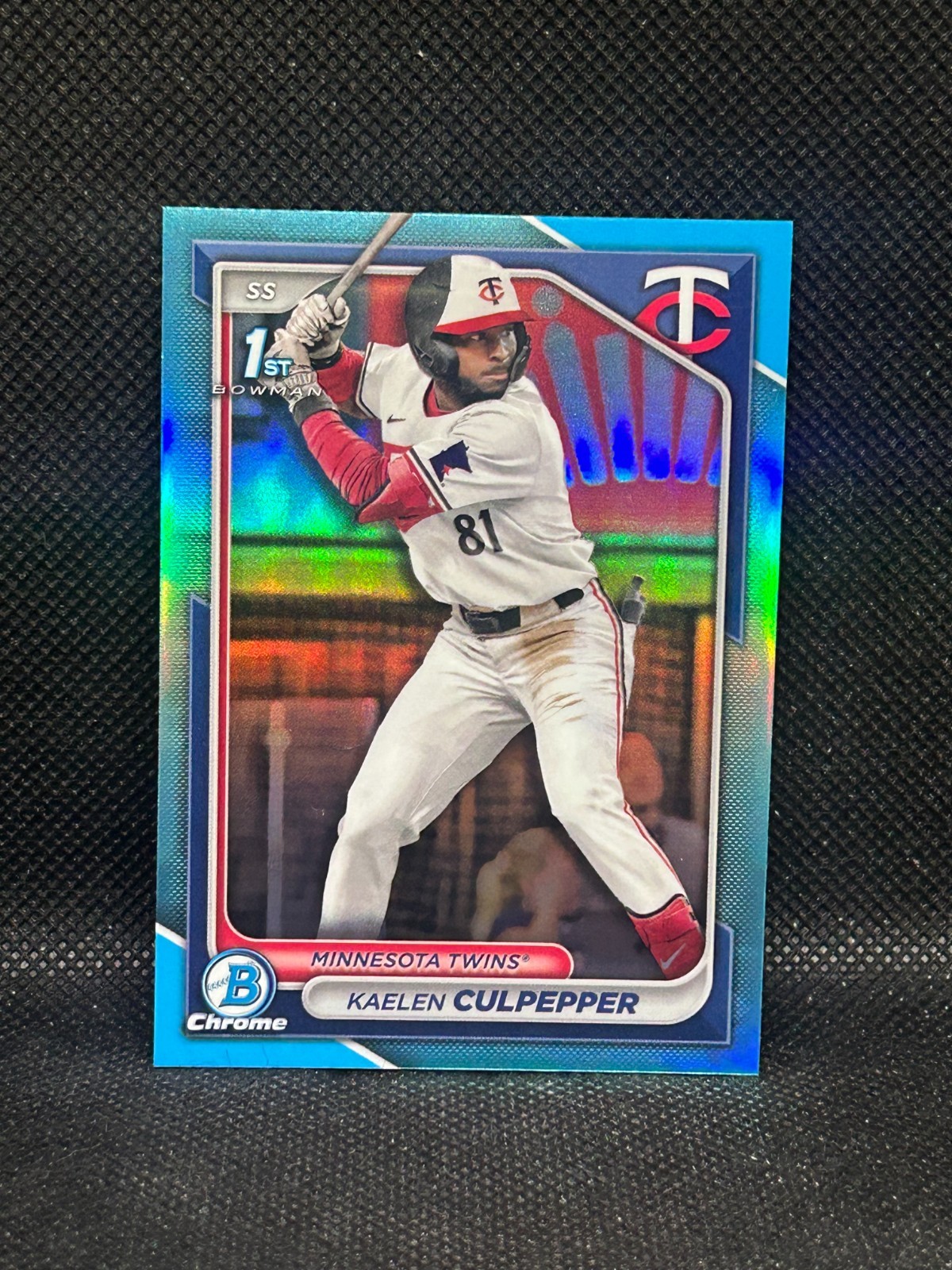 2024 Bowman Draft Chrome #BDC98 Kaelen Culpepper 1st Sky Blue Refractor