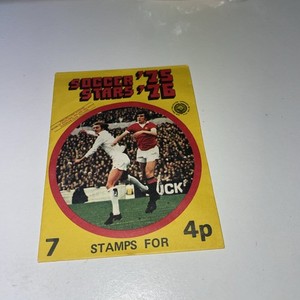 1 x Empty Pack FKS SOCCER STARS 1975 / 76 Football Sticker