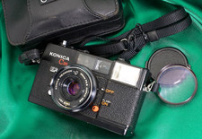 [Exc+5] Konica C35 EF Point & Shoot 35mm Film Camera 38mm F/2.8 From JAPAN
