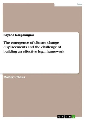 Rayana Nargoungou | The emergence of climate change displacements and the...