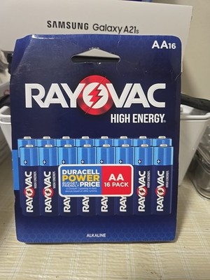 Brand New Rayovac high energy aa batteries +Freebies 
