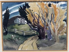 Ray Wilson Original Paintings Art California Modernist Expressionist Landscapes