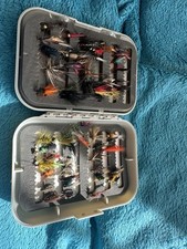 Fliegenfischerbox mit Feilen Mix Lachs