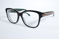 Gucci GG0038ON Unisex Schwarz 011 Vollrand Kunststoff Brille Brillengestell
