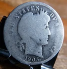 1905-P  Barber Dime 90% Silver