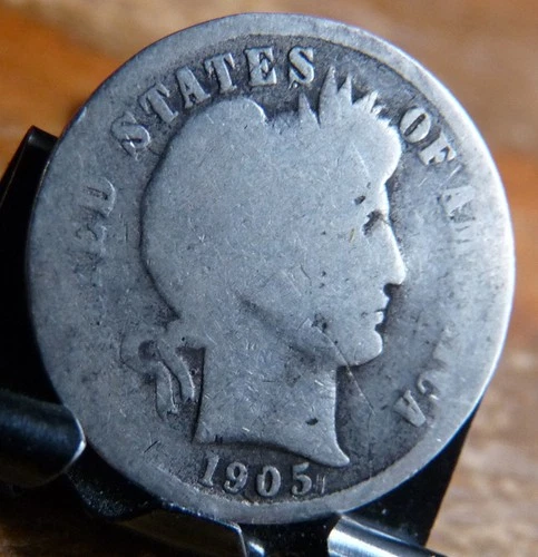 1905-P  Barber Dime 90% Silver