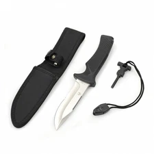 ASR Outdoor 3 in 1 Hiking Camping Survival Multi Tool Fire Starter Pocket Knife