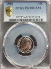 1960 Roosevelt Dime 10C PCGS PR68 CAM Silver Proof Free Shipping