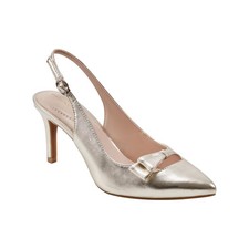 Women's Bandolino Gelli Bow Slingback Pumps Gold