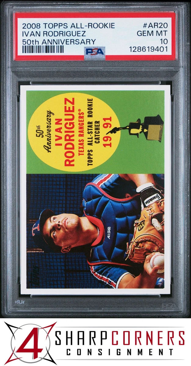 Ivan Rodriguez 10 Graded Baseball Sports Trading Cards