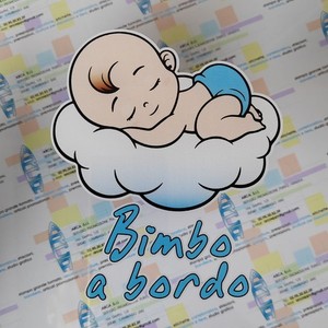 3 Pezzi) Bimbo a Bordo (Baby on Board) Adesivi Auto