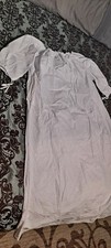XL White Cotton/polyester Nightgown- AM2