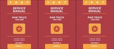 1997 Dodge Ram Truck Shop Manual 1500-2500-3500 Repair Service Book Gas n Diesel