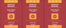 1997 Dodge Ram Truck Shop Manual 1500-2500-3500 Repair Service Book Gas n Diesel