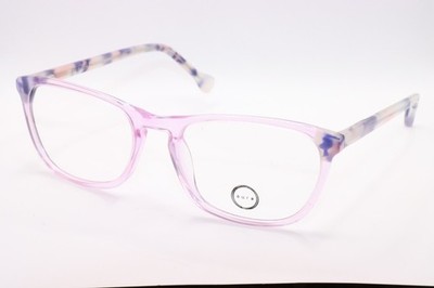 NEW AURA EYEWEAR SOPHIA PINK BLUE AUTHENTIC DESIGNER EYEGLASSES 53-18