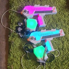 Laser X Ultra Set of 2 Working Laser Tag Guns and Sensor Vests With Batteries 