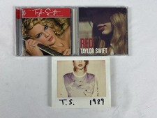 Lot of 3 Taylor Swift Music CDs: 1989 W/ 13 Photos, Red, Holiday Collection