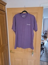 Berghaus Rolling Peaks T Shirt Mens XL Purple