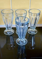 KNICKERBOCKER GLORY ICE CREAM SUNDAE GLASSES SET OF 4