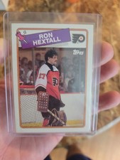 1987-88 Topps Hockey Ron Hextall Rookie Card #34 Philadelphia Flyers. rookie card picture
