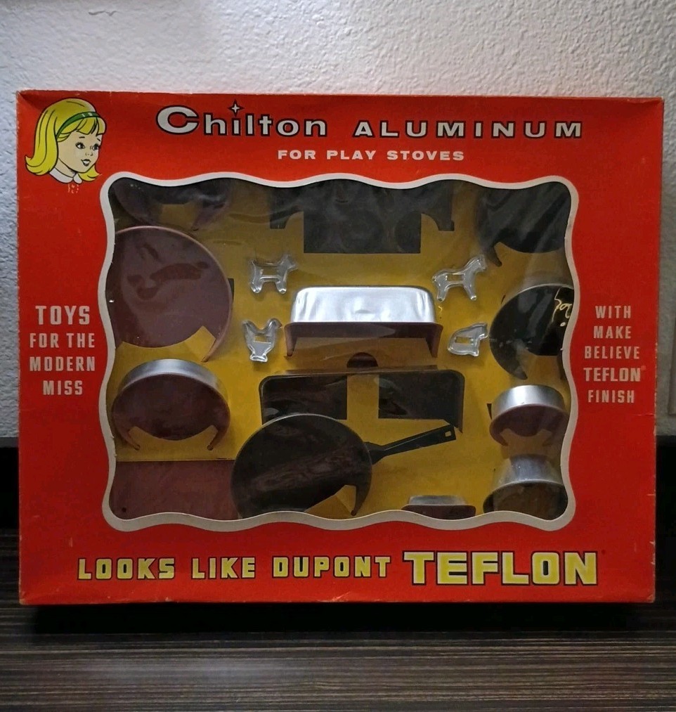 Vintage Chilton Aluminum Children's Play Kitchen Set, Origin