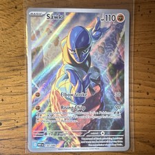 Pokémon Card TCG: Sawk 130/086 Sv: White Flare Holo Illustration Rare NM on eBay