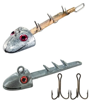 Jenzi  Köderfischsystem / 12-16g Spinn-Zink-Kopf / 20-36g Spinn-Bleikopf