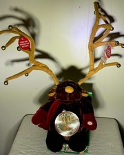 Dan Dee Christmas Reindeer Antlers Animated Plush Jingle Bell Rock Still In Box