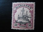 MARIANEN GERMAN COLONY Mi. #14 mint MNH Kaiser Yacht stamp!