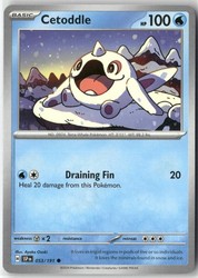 Cetoddle 053/191 Surging Sparks Common Pokémon Card
