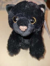 Wild Republic Hug’ems Mini Black Cat Collectible Plush HTF NWT FREE SHIP 