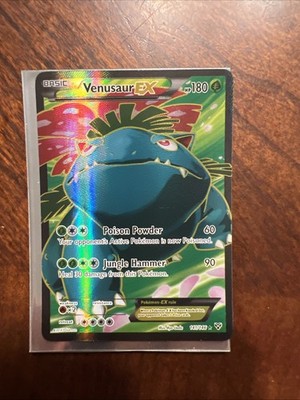 Pokémon Venusaur EX Full Art Ultra Rare Holo Card 141/146
