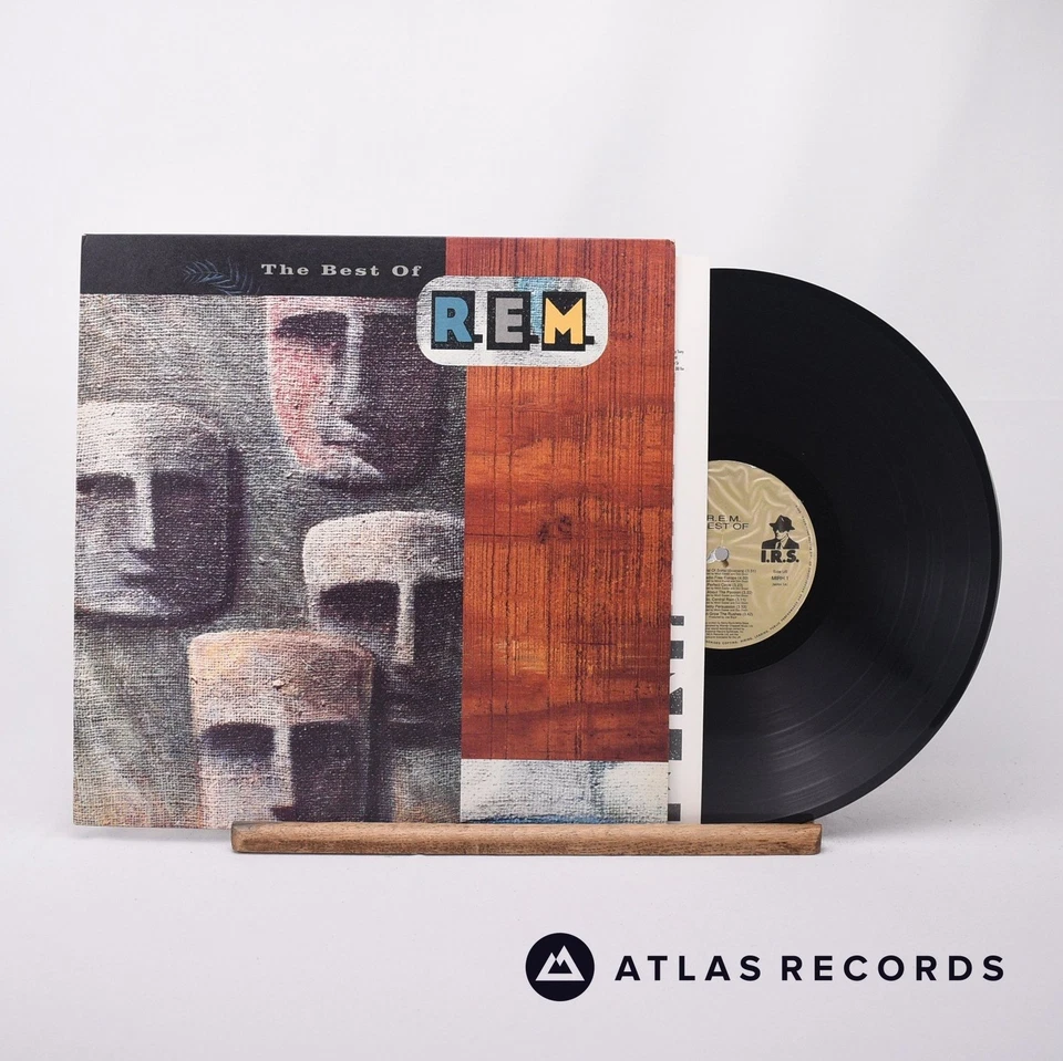 R.E.M. The Best Of R.E.M. A-7 B-1 LP Vinyl Record MIRH 1 I.R.S. Records - EX/VG+ - Image 2 of 4