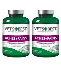 2X Vet’s Best Dog Pain Relief Supplement 150 Count for Hip & Joint Support 02/29
