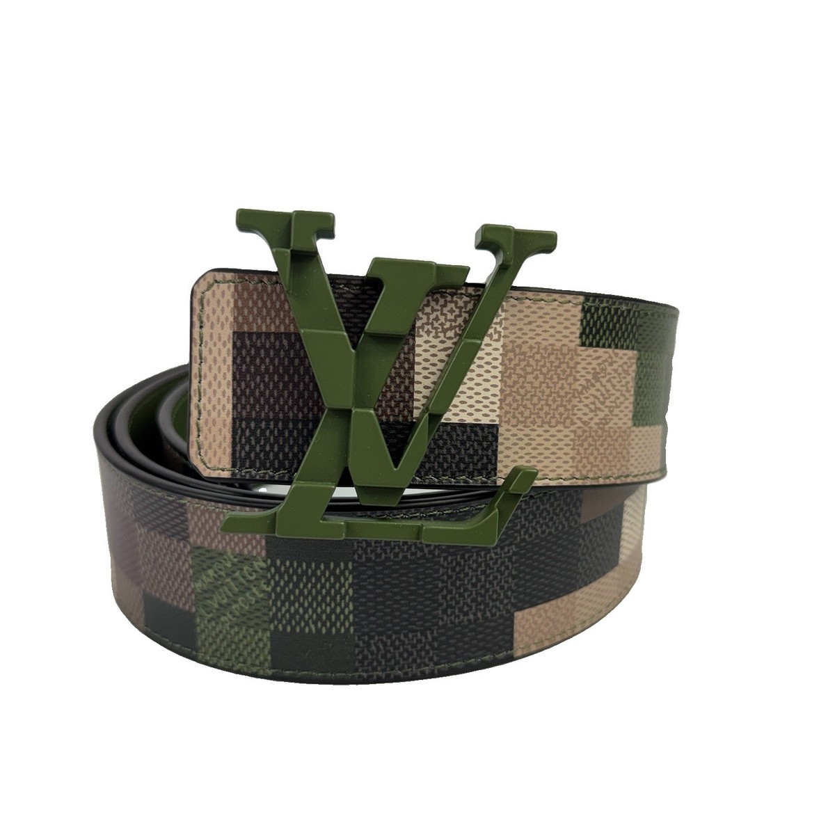 Louis Vuitton ベルト LVバックル 4022 Louis Vuitton X Pharrell - LV Mega Pixel Camouflage 40MM