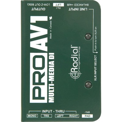 Radial Engineering ProAV1 SingleChannel Direct Box