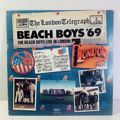 Beach Boys '69:The Beach Boys Live In London LP Capitol  SN-12011