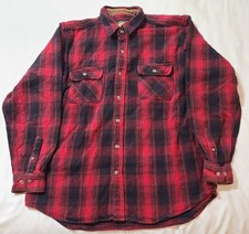 Vtg 90s Field Stream Thick Flannel Shirt Mens Sz XL Tall Buffalo Plaid