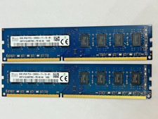 Lot of 2 SK Hynix 8GB DDR3 1600MHz Desktop RAM Memory HMT41GU6BFR8C-PB 16GB tot