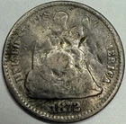 1872 Seated Liberty Half Dime Exact Coin Imaged #SL294