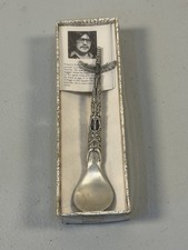 Haida, Pewter Spoon by carver Francis Pollard. Pacific NWC Native American Art.