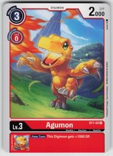 Agumon Uncommon Starter Deck 01: Gaia Red ST1-03 U LP