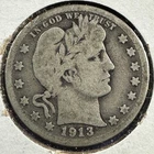 1913-D 25C Barber Quarter (89701)