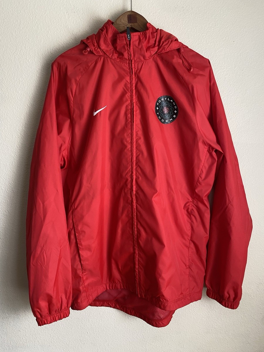 Nike Portland Thorns USWNT NWSL Soccer Team Issue Rain Warm Up