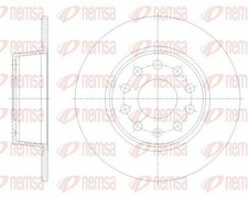 2x REMSA Disque de frein Arrière pour VW T-Roc (A11, D11) pour SEAT Ateca (KH7)