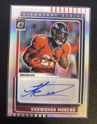 2025 Donruss Optic Knowshon Moreno Base (RAW)